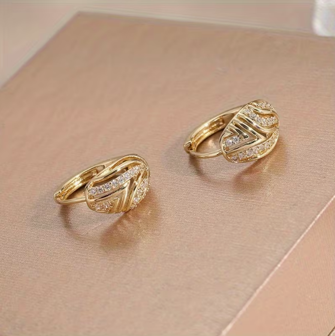 Eternal Grace Contour Earrings