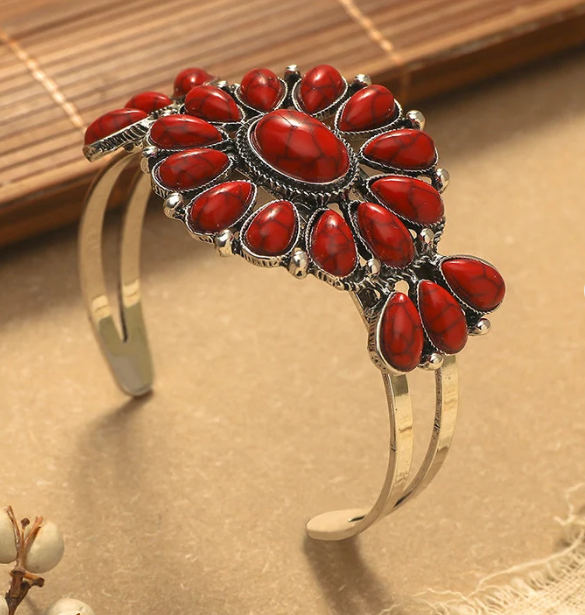 Vintage Bohemian Retro Ethnic Turquoise Bracelet