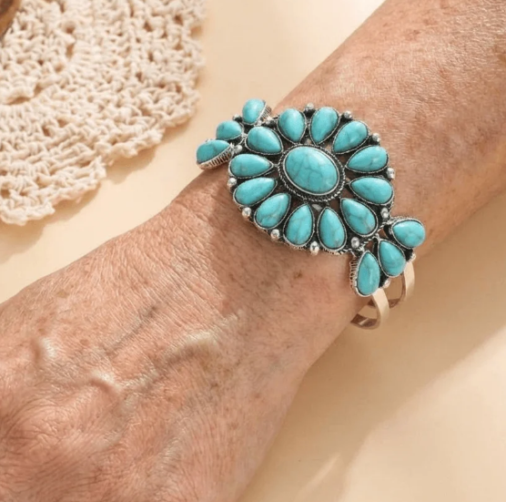 Vintage Bohemian Retro Ethnic Turquoise Bracelet