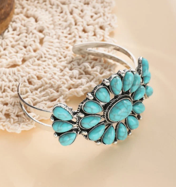 Vintage Bohemian Retro Ethnic Turquoise Bracelet