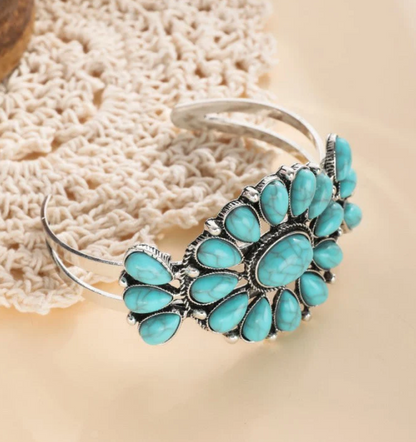 Vintage Bohemian Retro Ethnic Turquoise Bracelet