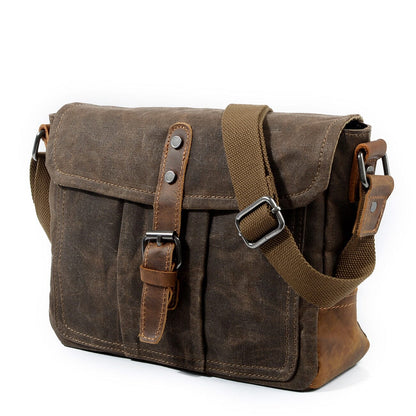 Small Canvas Messenger Bag | PARIS