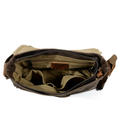 Small Canvas Messenger Bag | PARIS