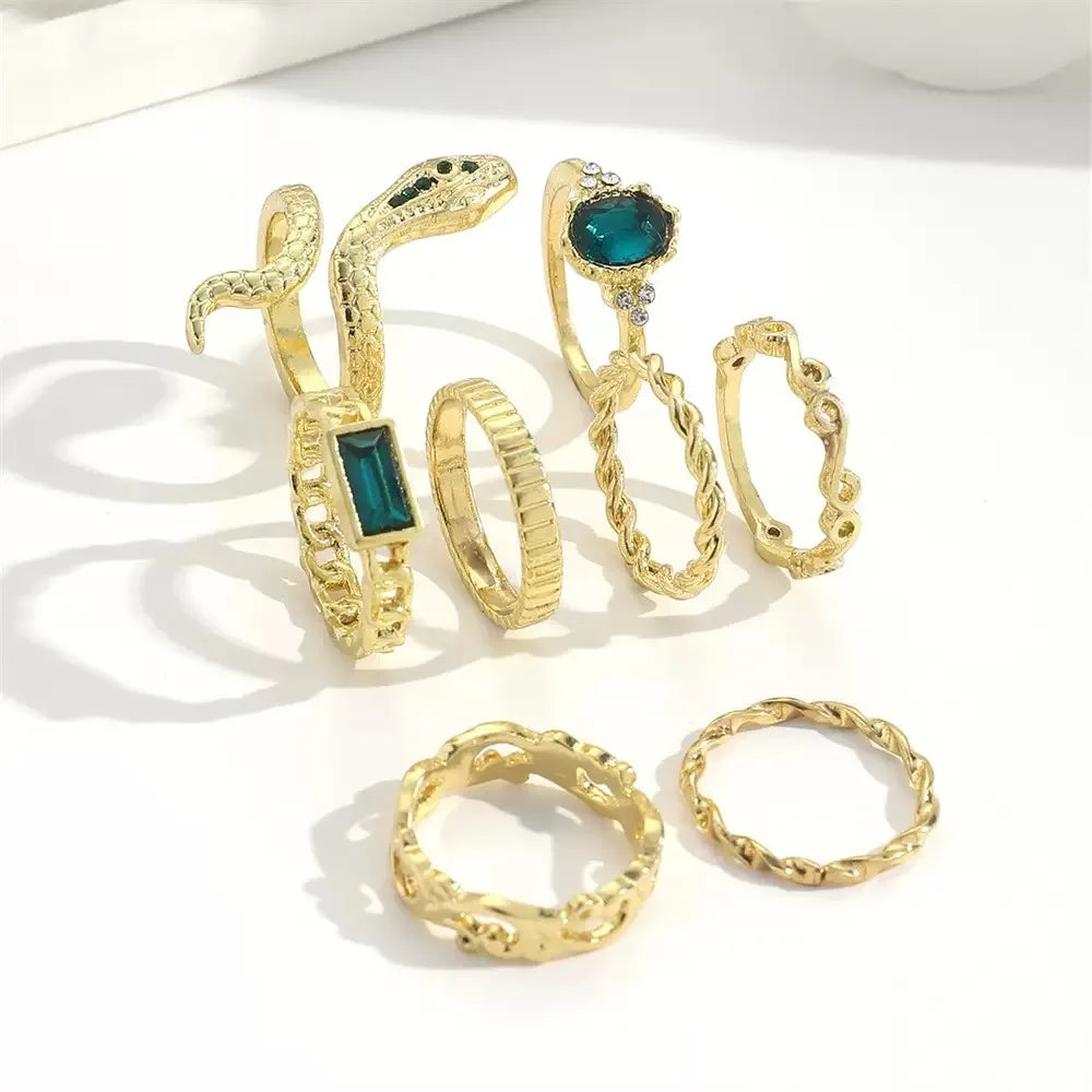 Serpent's Embrace Ring Collection