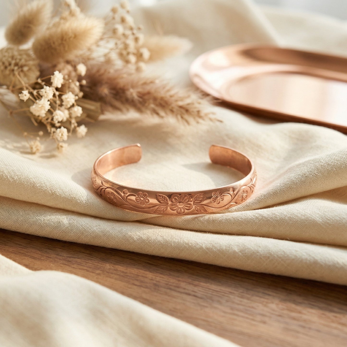 Zarinos's Bloom Copper Bracelet