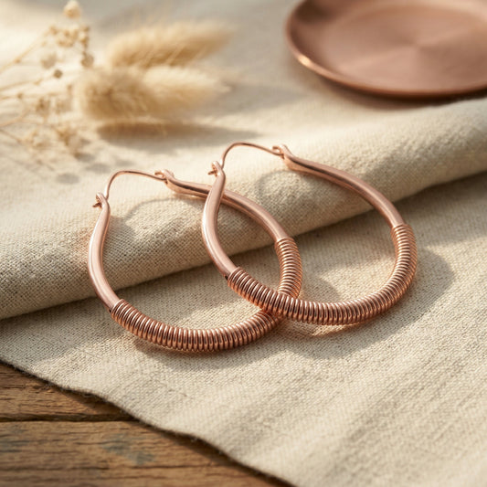 Zarinos's Creek Copper Earrings
