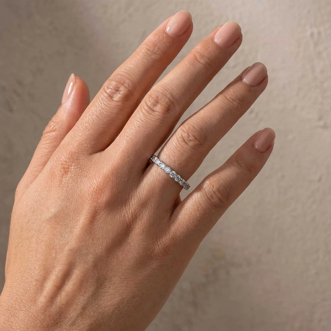 Radiant Cut Elegant Wedding Ring