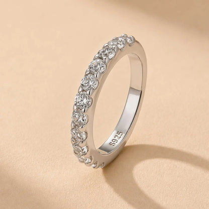 Radiant Cut Elegant Wedding Ring