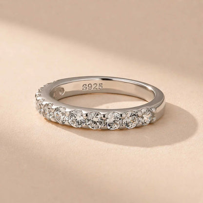 Radiant Cut Elegant Wedding Ring