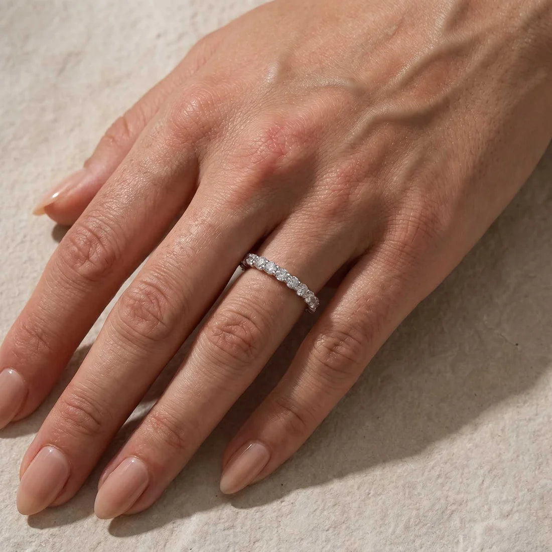Radiant Cut Elegant Wedding Ring