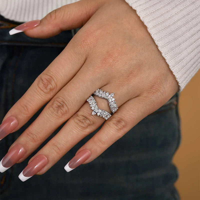 Crown Stackable Wedding Ring