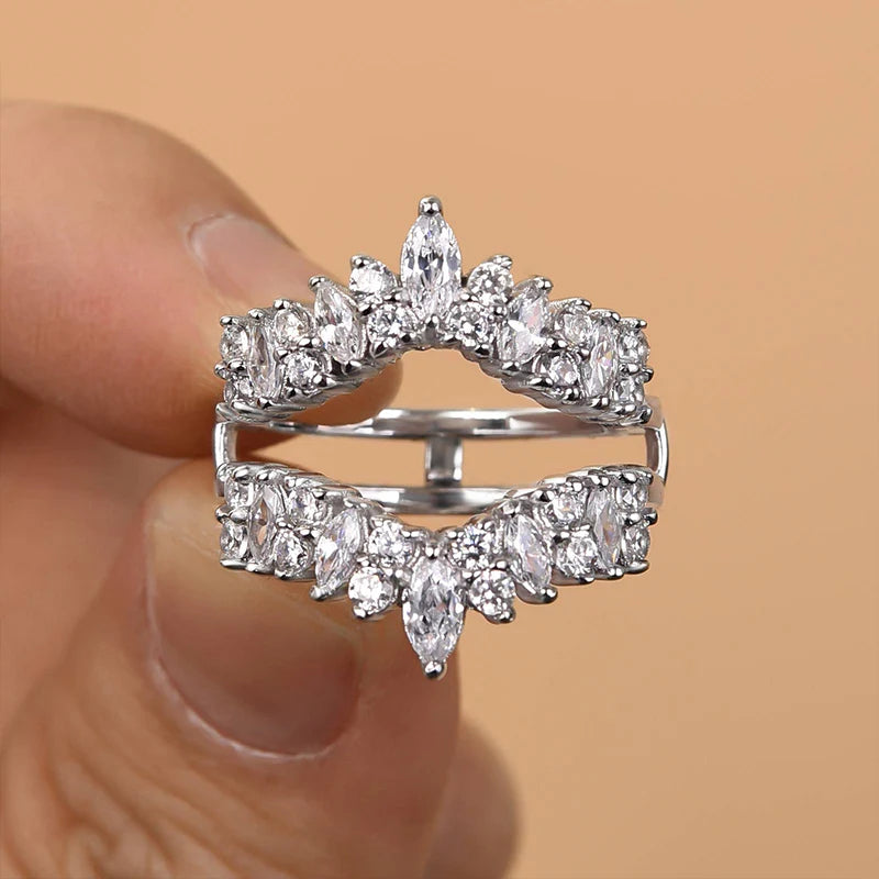Crown Stackable Wedding Ring