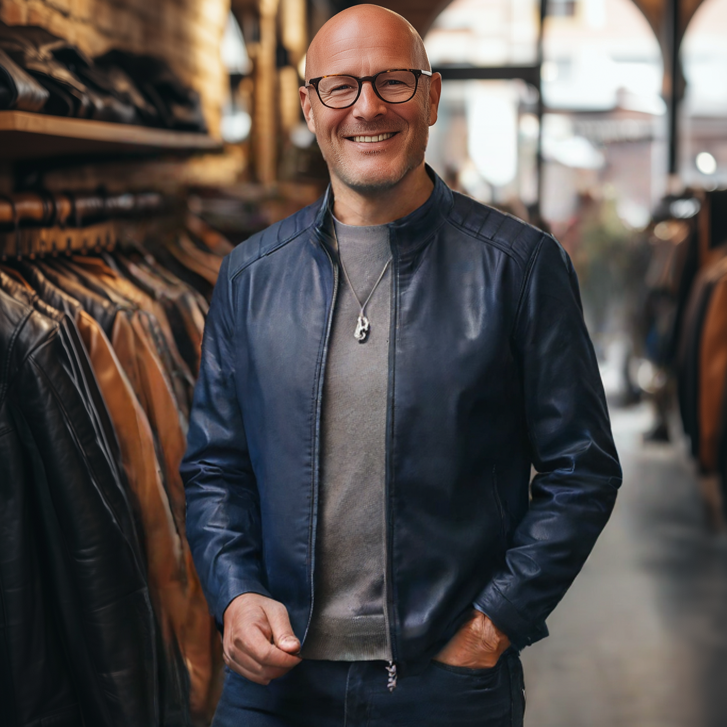 Stylish Urban Ride leather jacket for a trendy look