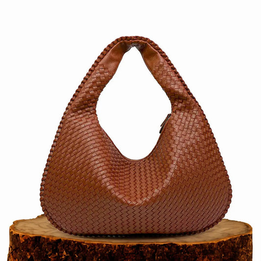 Woven Hobo Bag - Timeless Style