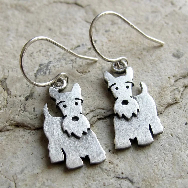 Vintage Scottish Terrier Earrings