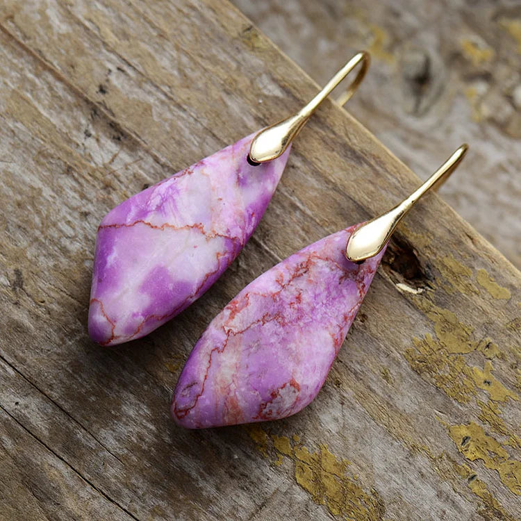 Vintage Natural Stone Earrings