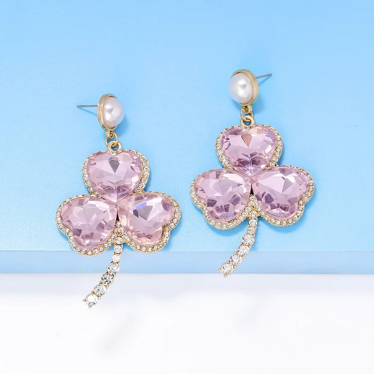 Clover Pearl earrings