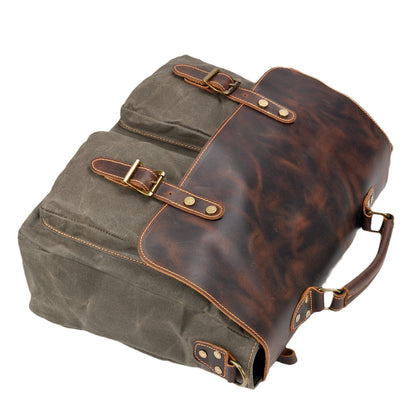 Vintage canvas shoulder bag | ANSEN