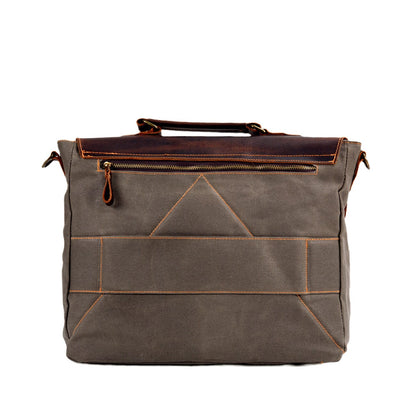 Vintage canvas shoulder bag | ANSEN