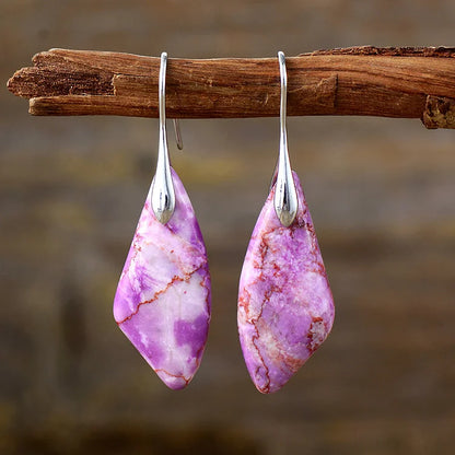 Vintage Natural Stone Earrings