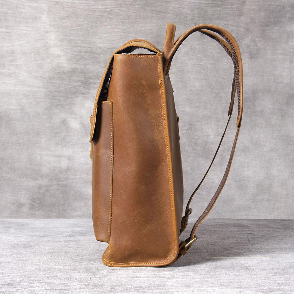 Leather business backpack | LUGANO