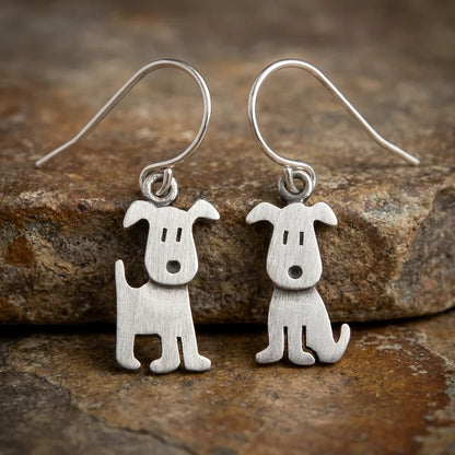 Vintage Puppy Earrings