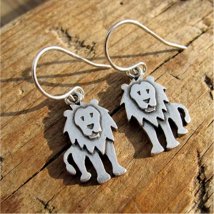 Vintage Lion Earrings