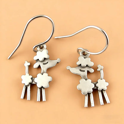 Vintage Poodle Earrings