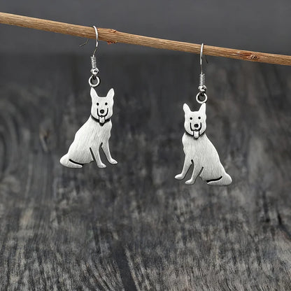 German Shepherd Earrings