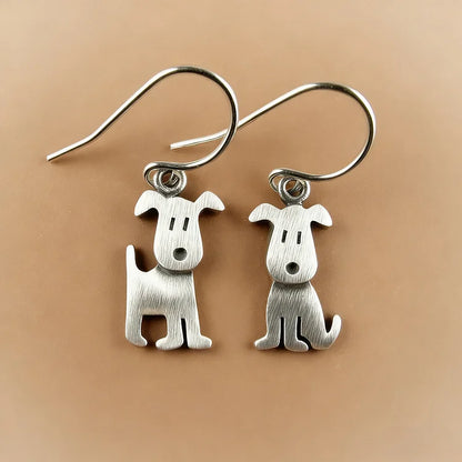 Vintage Puppy Earrings