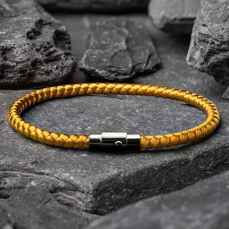 Men's Magnetic Rope  Braid  Bracelet