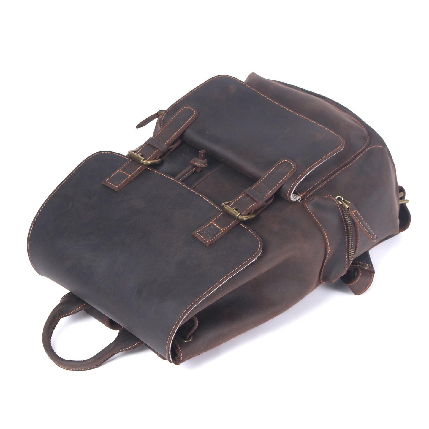 Leather backpack with drawstring | FLAM