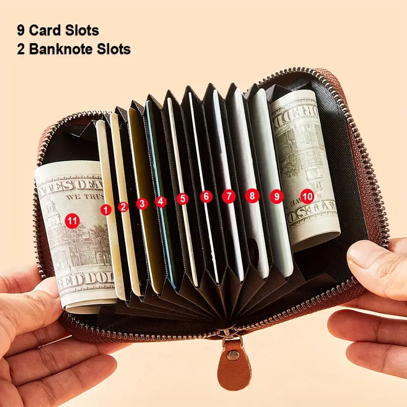Leather RFID Blocking Wallets For Men | HUDSON