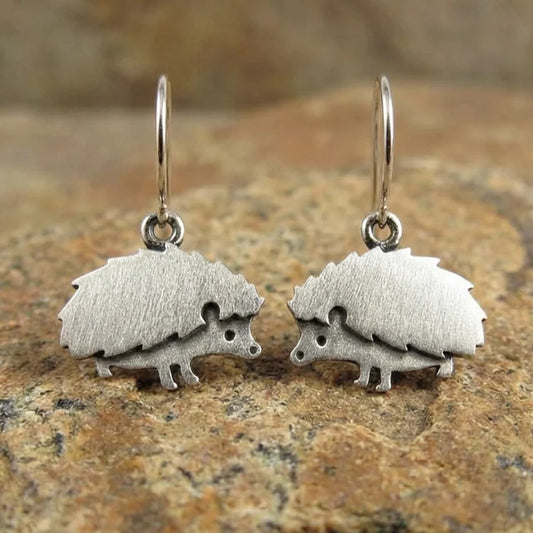 Vintage Hedgehog Earrings