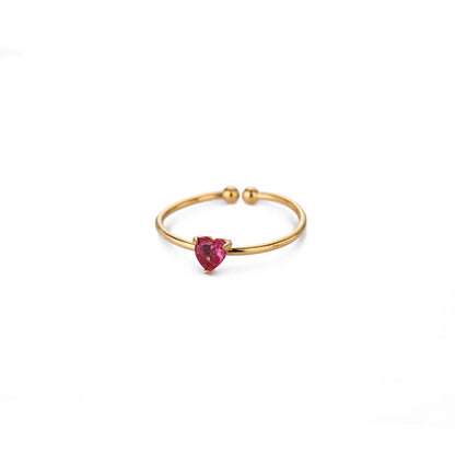 Adjustable Birthstone Ring