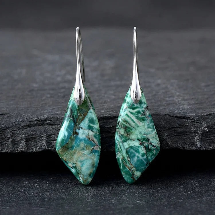Vintage Natural Stone Earrings