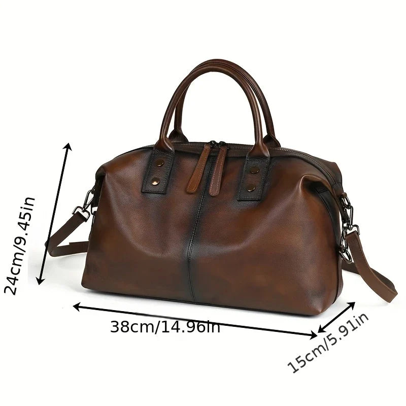Vintage Leather Handbag for Women