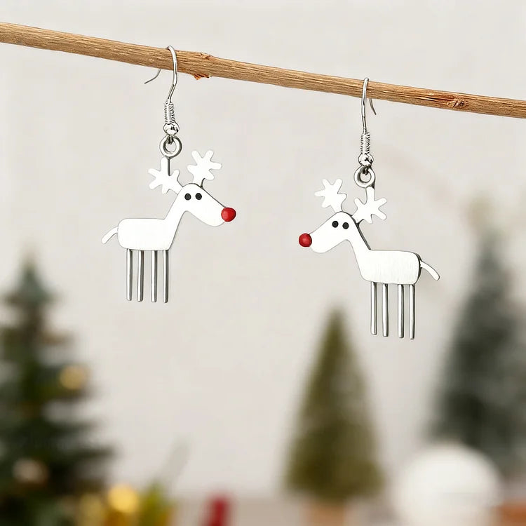 Vintage Rudolph Earrings