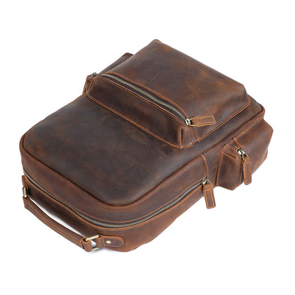 Women's leather backpack | GENEVA