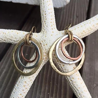Vintage Gold and Silver Earrings