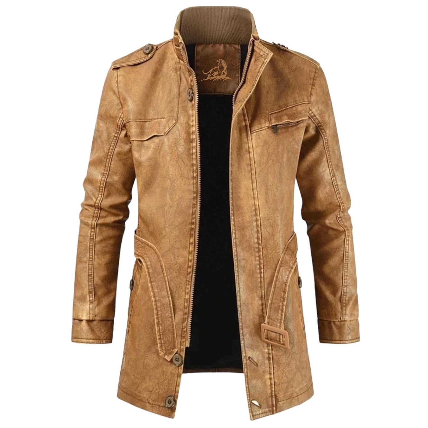 Raven Wings - Elegant leather jacket for a bold style