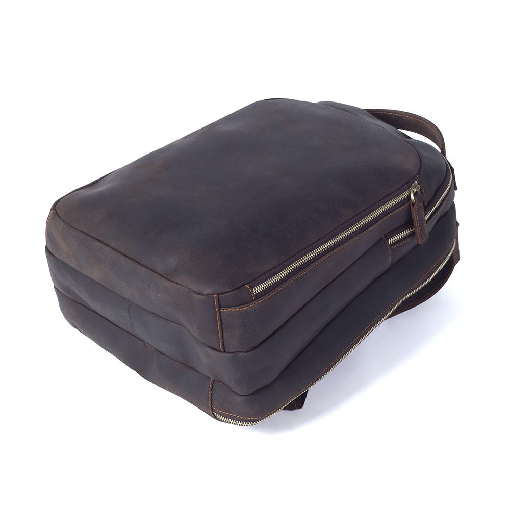 Light brown leather backpack | TOLEDO