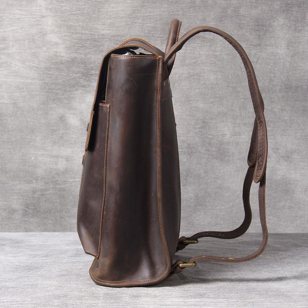 Leather business backpack | LUGANO
