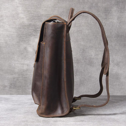 Leather business backpack | LUGANO