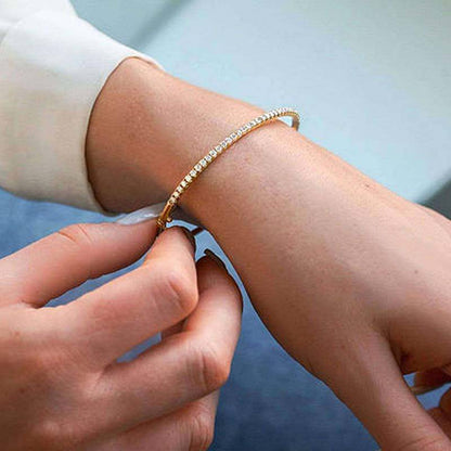 Noble Round Cut Tennis Bracelet for Women