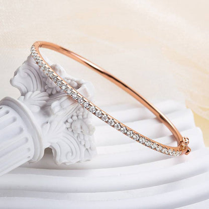 Noble Round Cut Tennis Bracelet for Women