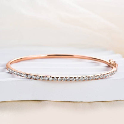 Noble Round Cut Tennis Bracelet for Women