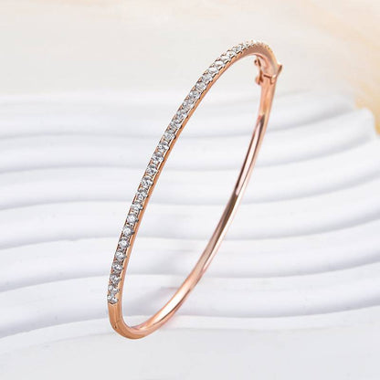 Noble Round Cut Tennis Bracelet for Women