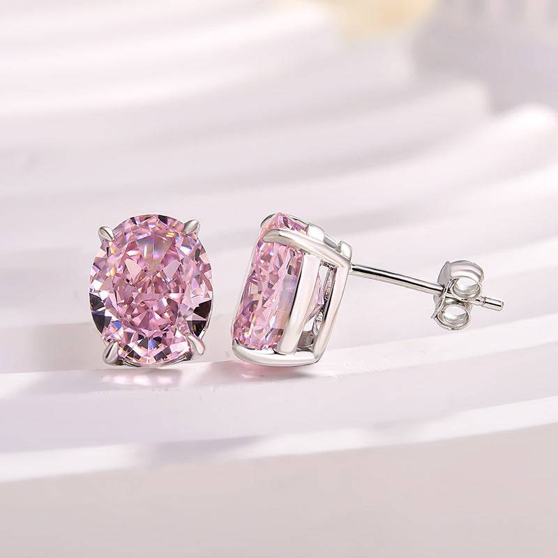 Classic Oval Cut Stud Earrings