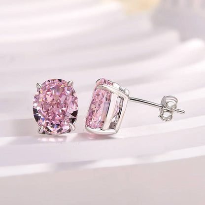 Classic Oval Cut Stud Earrings